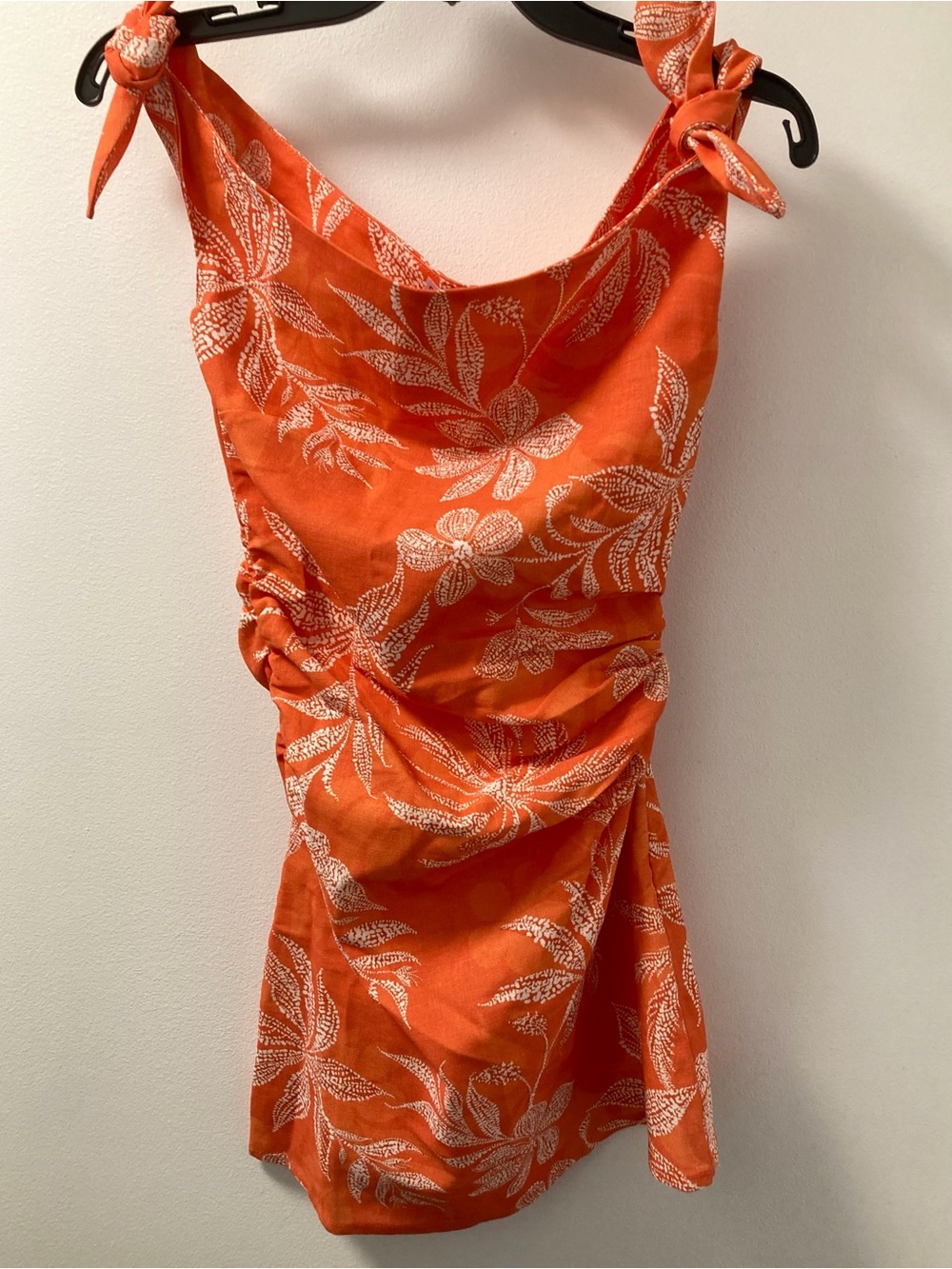 NWT Peppermayo Amazonia Linen Mini Dress Tropic Sunset-Size US 2 / AU 6 / EU 34